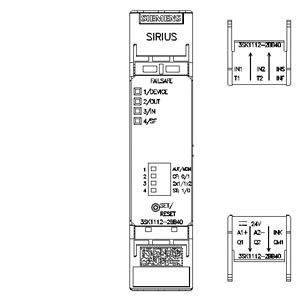 3SK1112-2BB40 Unidad esencial del relé de seguridad para garantizar la seguridad en entornos industriales