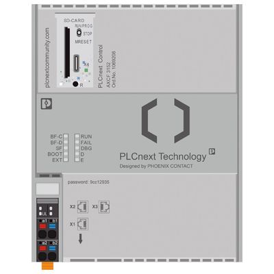 Actualice su automatización industrial con Phoenix Contacto 1069208 AXC F 3152 Controlador