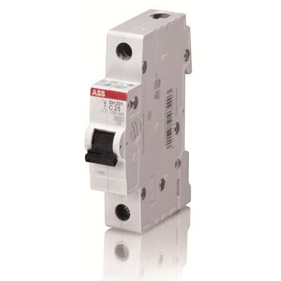 SH201-C8NA Interruptor de circuito en miniatura 1 NP C 8 A Uso versátil Opciones personalizables