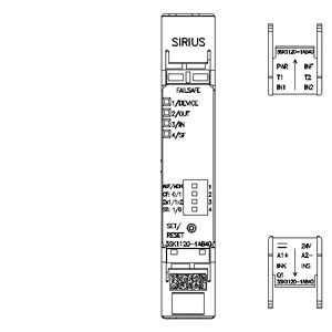 3SK1120-1AB40 Relay de seguridad 3SK1 Unidad básica de tornillo terminal 24V DC 3 circuitos habilitadores