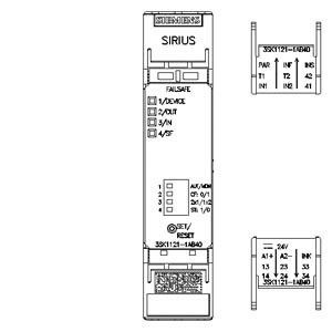 3SK1 Unidad básica Terminal de tornillo avanzado 3SK1121-1AB40 Relé de seguridad con salidas de relé