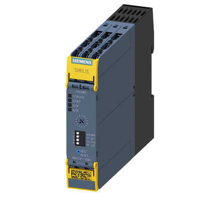 Durable 3SK1 Unidad básica del relé de seguridad Tiempo de retraso 4 Circuitos habilitantes 24V terminal de tornillo