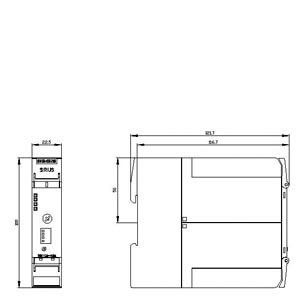 3SK1121-1CB44 Relay de seguridad 3SK1 Unidad básica para medidas y funciones de seguridad reforzadas