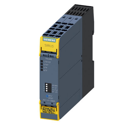 3SK1 Relay de seguridad de la unidad básica 3SK1121-2AB40 3 Circuitos habilitadores Terminal de carga de resorte