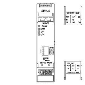 3SK1122-1AB40 Relé de seguridad con salidas de semiconductores terminal de tornillo 24V DC avanzado