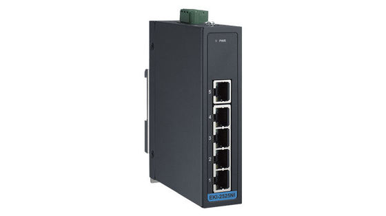 Interfaz de comunicación Modbus EKI-2525NI Switch Ethernet industrial de 5 puertos de Advantech