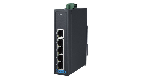 Interfaz de comunicación Modbus EKI-2525NI Switch Ethernet industrial de 5 puertos de Advantech