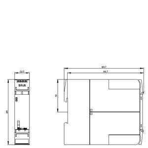 PLC 3SK1211-2BB40 Relé de seguridad 3SK1 4RO Extensión de salida Terminal cargado por resorte DC 24V