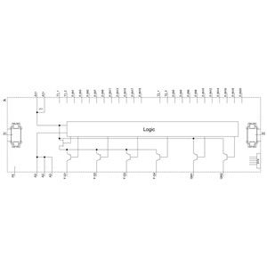 3SK2 Unidad básica del relé de seguridad 3SK2122-2AA10 con terminal de 45 mm de ancho y de resorte