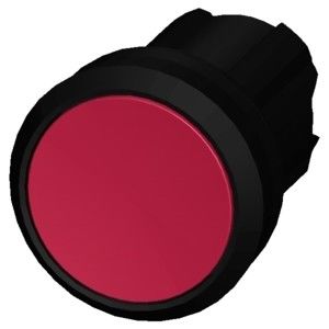 Botón plano rojo 3SU1000-0AB20-0AA0 SIRIUS ACT Botón con botón de plástico sin luz