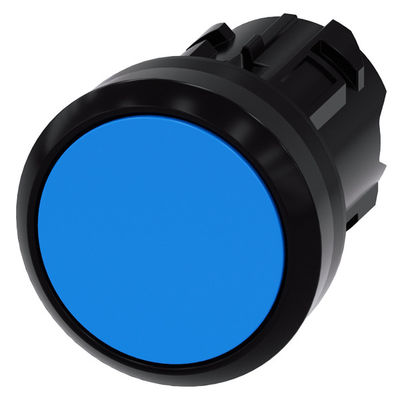 No iluminado 3SU1000-0AB50-0AA0 SIRIUS ACT botón con botón plano de plástico azul