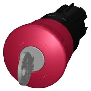 3SU1000-1HF20-0AA0 SIRIUS ACT Botón de presión de hongo con tamaño de 40 mm y material plástico