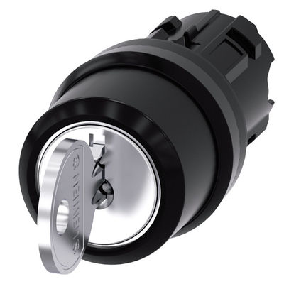 3SU1000-4BL11-0AA0 SIRIUS ACT Conmutador de llave de plástico RONIS 3 Posiciones 2x45 para maquinaria