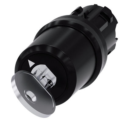 2 posiciones Conmutador de llave de control de plástico para SIRIUS ACT 3SU1000-5BF11-0AA0 mantenido 90