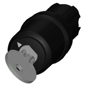 2 posiciones Conmutador de llave de control de plástico para SIRIUS ACT 3SU1000-5BF11-0AA0 mantenido 90