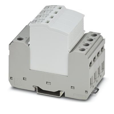 VAL-SEC-T2-4 0-440-FM Protector contra sobretensiones tipo 2 125V DC 200mA DC 3 polos para el cliente
