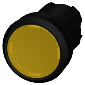 3SU1001-0AB30-0AA0 SIRIUS ACT Botón en plástico amarillo con botón plano encendido
