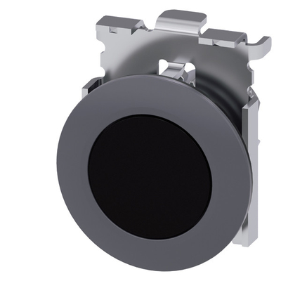 PLC 3SU1060-0JA10-0AA0 Botón plano y bisel incrustado de acoplamiento negro de acoplamiento Sirius ACT
