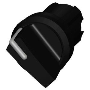 Posicionamiento de la manija corta 2 mantenido con el selector negro del interruptor SIRIUS ACT 3SU1002-2BF10-0AA0