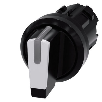 3SU1002-2BM60-0AA0 SIRIUS ACT Selector Switch 3 posiciones blanco para el control de la máquina