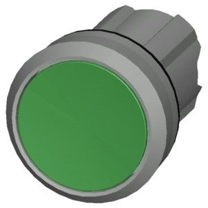 Botón plano verde sin iluminación PLC 3SU1050-0AB40-0AA0 Botón de presión de acción SIRIUS brillante
