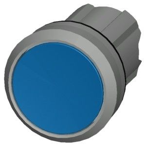 Botón plano de metal brillante sin luz azul 3SU1050-0AB50-0AA0 botón SIRIUS ACT