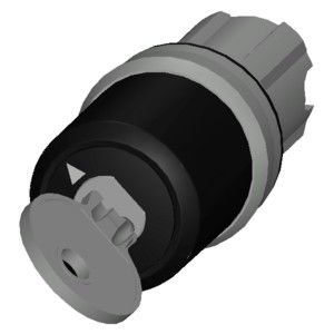 3SU1050-5BF11-0AA0 Interruptor de llave PLC de metal brillante con 2 posiciones mantenidas SIRIUS ACT