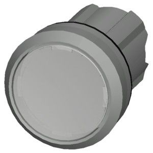 3SU1051-0AB60-0AA0 SIRIUS ACT Botón con metal Brillante iluminado Botón plano en blanco