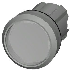 Pulsador transparente de acta SIRIUS 3SU1051-0AB70-0AA0 con botón plano de luz brillante