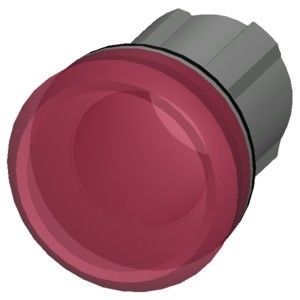 PLC 3SU1051-6AA20-0AA0 Lente lisa y brillante de metal Rojo SIRIUS ACT Luz piloto para el control