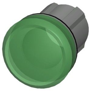 3SU1051-6AA40-0AA0 Lente lisa y brillante de metal verde SIRIUS ACT Luz piloto para el funcionamiento