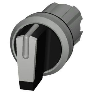 3SU1052-2BM60-0AA0 Métalo Brillante Mano corta 3 Posiciones Blanco SIRIUS ACT Selector Switch