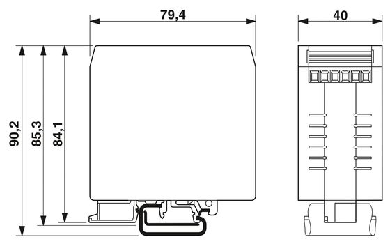 240 V AC L-N Nivel de tensión NEF 1-10 Filtro EMC Solución confiable para necesidades industriales