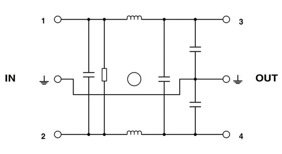 240 V AC L-N Nivel de tensión NEF 1-10 Filtro EMC Solución confiable para necesidades industriales