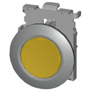 PLC 3SU1061-0JB30-0AA0 Botón plano y bisel para montaje en receso