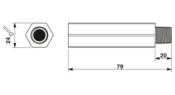 Protección para el protector contra sobretensiones de 24 V CC 2800036 S-PT-4-EX-24DC
