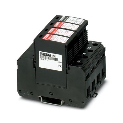 2800184 VAL-MS-T1/T2 335/12.5/3 1 1/2 Clase 1/2 Protector contra rayos y sobretensiones para 4 polos