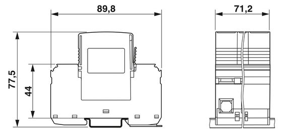 2800184 VAL-MS-T1/T2 335/12.5/3 1 1/2 Clase 1/2 Protector contra rayos y sobretensiones para 4 polos