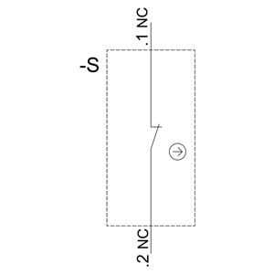 3SU1100-0AB20-1CA0 SIRIUS ACT Unidad completa con terminal de tornillo rojo plano de botón de presión de plástico