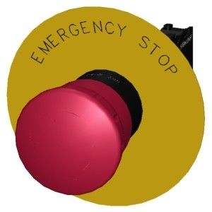 3SU1100-1HB20-1CG0 Detención de emergencia Empuje Activador Acción SIRIUS ACT Unidad completa Botón de empuje de hongo