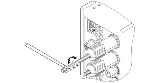 Sistema de medición de corriente eléctrica de 24 V DC 2800618 LM-S-A/C-3S-ETH con 4 polos