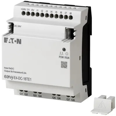 Entrada de temperatura Easy-E4-DC-4PE1 4AI con resolución de 12 bits y terminales de tornillo