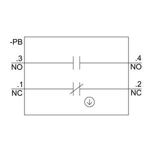 Interruptor selector de manija corta de plástico 3SU1100-2BF60-1MA0 para 2 posiciones en SIRIUS ACT