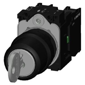 3SU1100-4BL11-1NA0 RONIS plástico SIRIUS ACT Unidad completa con interruptor de teclas de 3 posiciones
