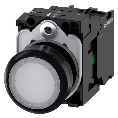 PLC 3SU1102-0AB60-1BA0 SIRIUS ACT unidad completa botón 1NO terminal de tornillo blanco