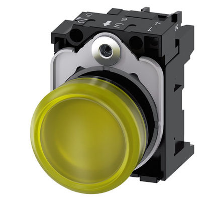 24V AC/DC Lente suave con reflujo SIRIUS ACT Unidad completa Luz piloto Iluminada con plástico