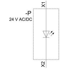 PLC 3SU1102-6AA40-1AA0 SIRIUS ACT Unidad completa de luz piloto 24V AC/DC de plástico iluminado con lente lisa