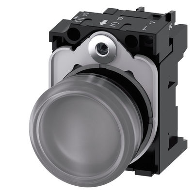 Luz piloto de plástico de 24 V AC/DC iluminada para SIRIUS ACT Unidad completa