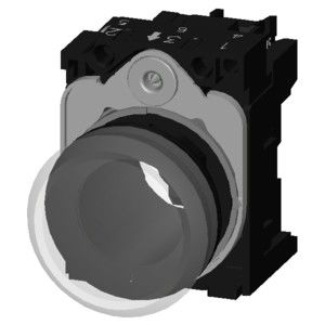 Luz piloto de plástico de 24 V AC/DC iluminada para SIRIUS ACT Unidad completa
