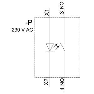 PLC 3SU1106-0AB40-1BA0 SIRIUS ACT Unidad completa Botón de presión Plástico iluminado plano Momentario